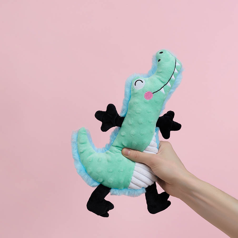 VETTA Игрушка для домашних животных, ПЭ, 28х17,5 см, крокодил, арт.№ 273-063