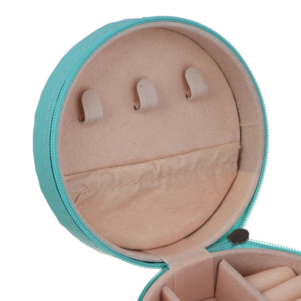 Шкатулка для украшений, 9,5х9,5х4,3см, ПВХ, 2 дизайна, арт.№ 504-949