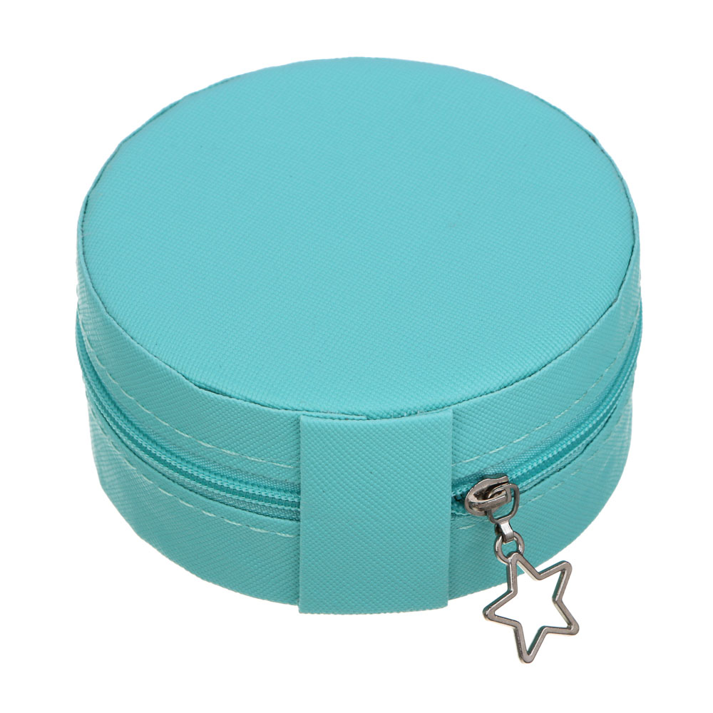 Шкатулка для украшений, 9,5х9,5х4,3см, ПВХ, 2 дизайна, арт.№ 504-949