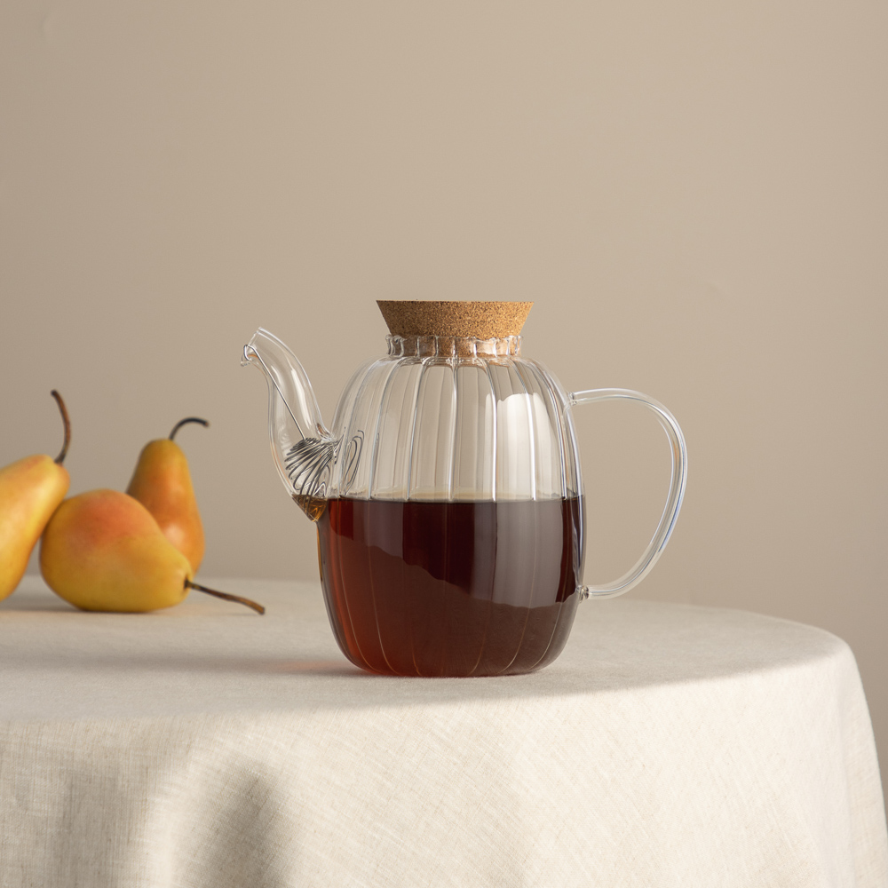 SATOSHI Эссен Чайник заварочный 1000мл, жаропрочное стекло, арт.№ 850-223