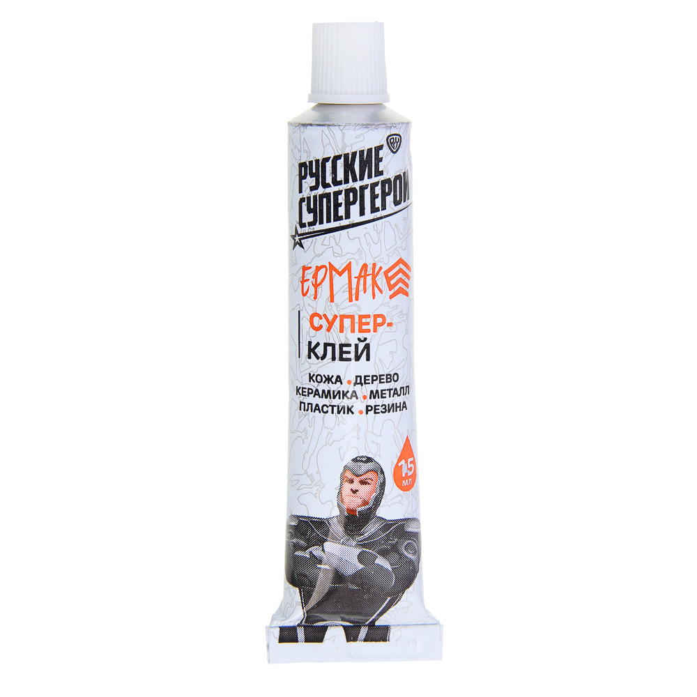 ЕРМАК Супер клей универсальный 15мл туба в шоубоксе, арт.№ 469-012