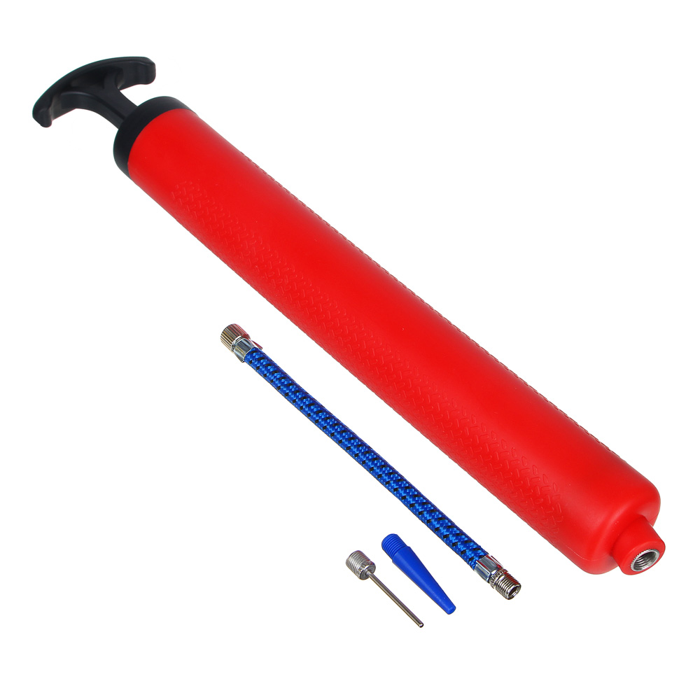 SILAPRO Насос для мячей (футбольных/баскетбольных/волейбольных) h31см, игла, трос, колпачок, ПП, арт.№ 133-036