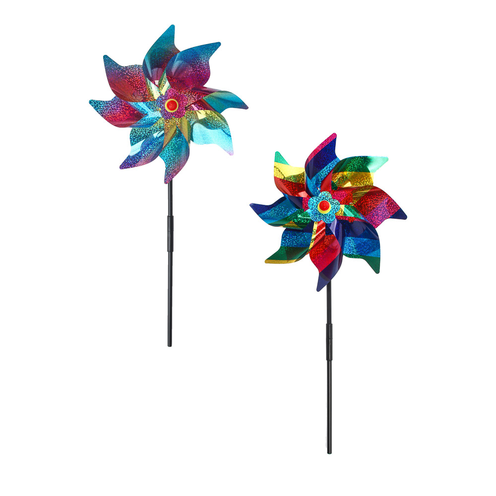 Ветрячок перламутровый детский, 64см, d24см, PE, PET, арт.№ 134-200