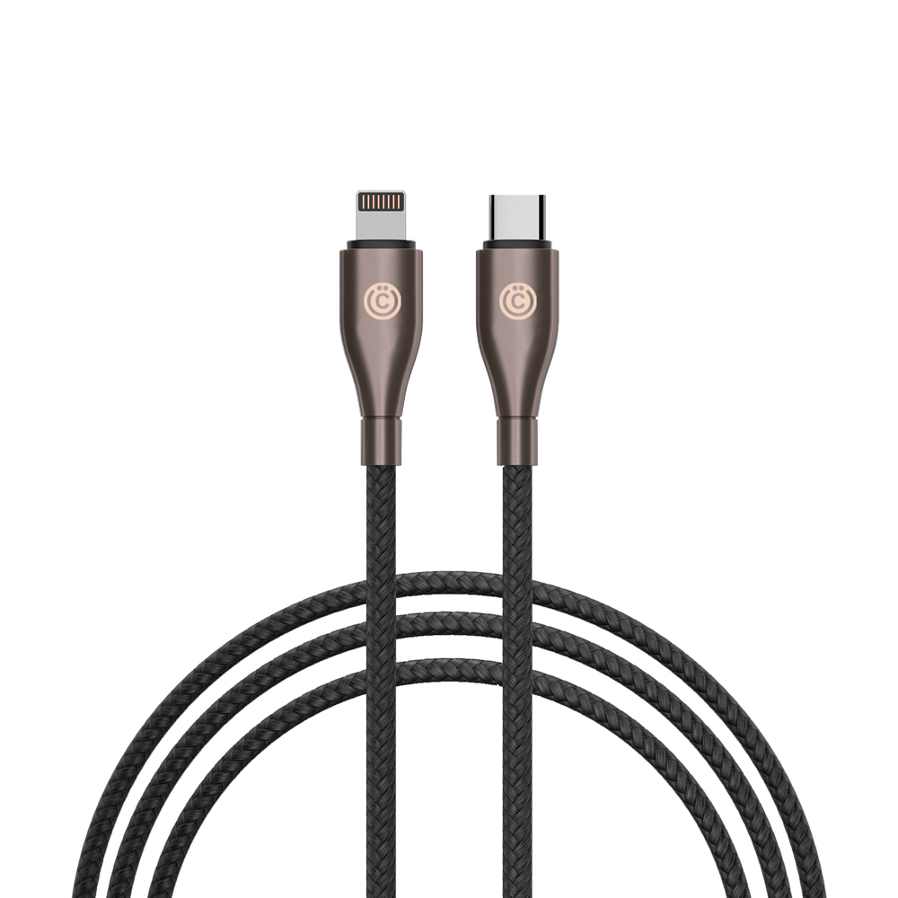 Кабель для зарядки Type C-iP ВСЁГАЗИН Керамика, 1м, 2.4А, 22W, быстрая зарядка, арт.№ 931-271
