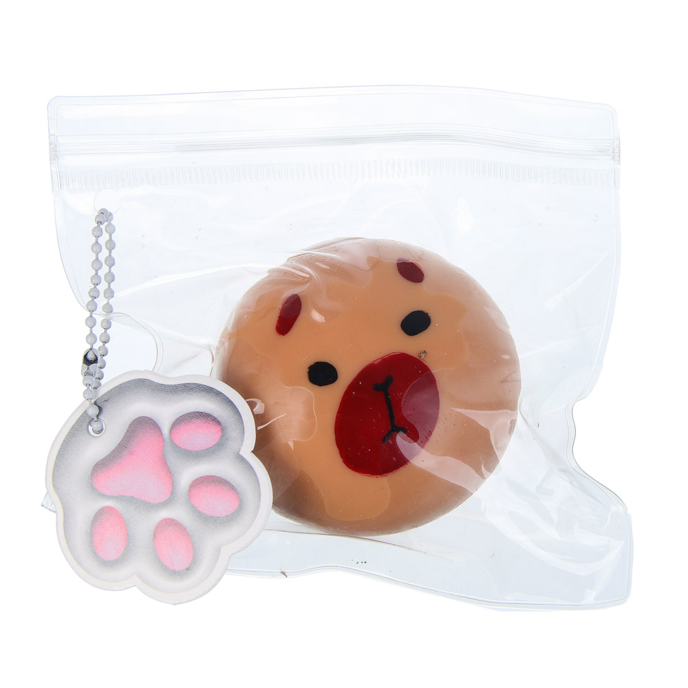 ИГРОЛЕНД Игрушка - антистресс, мялка, TPR, 13х12,5см, 6 дизайнов, арт.№ 297-124