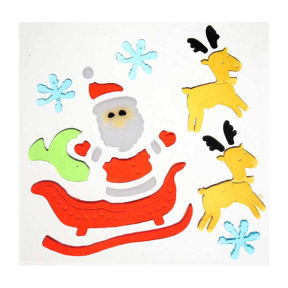 СНОУ БУМ Наклейка гелевая 20x20 см, ПВХ, арт.№ 336-510