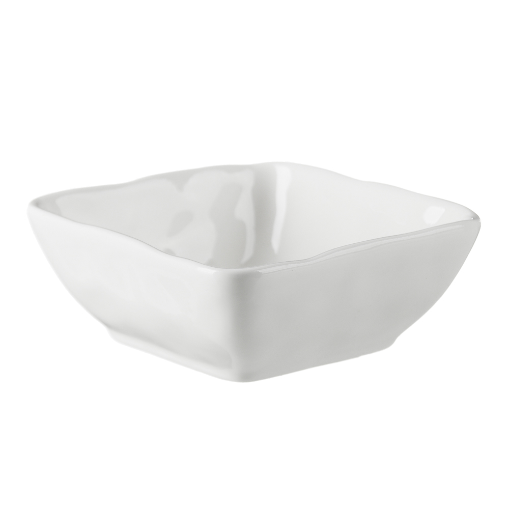 MILLIMI Вейв Розетка для соуса, 9,5х9,5х3,5см, фарфор, арт.№ 816-023