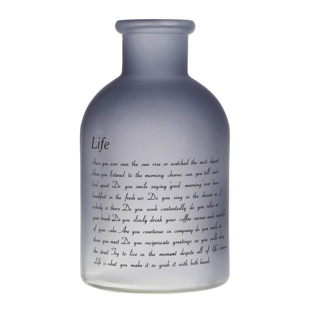 Ваза, 9х16см, стекло, 3 дизайна, арт.№ 502-116