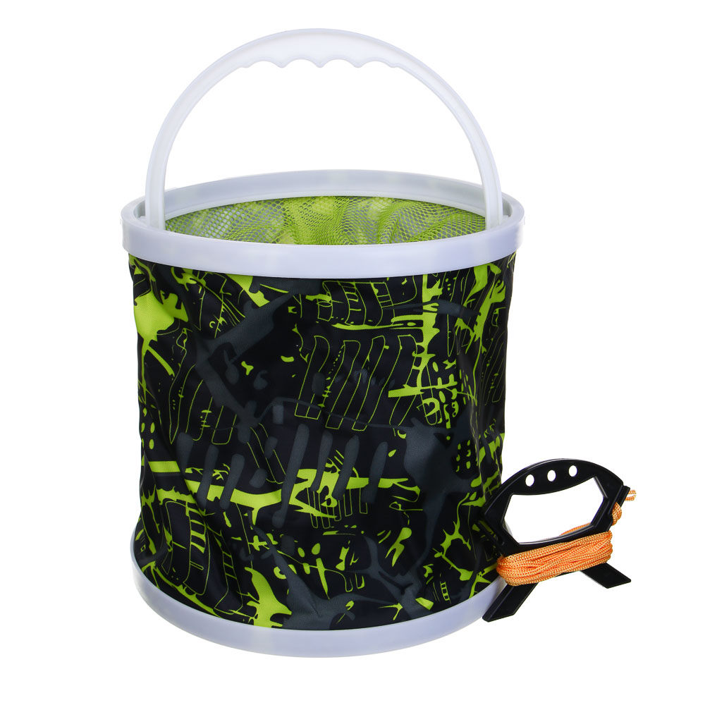 Ведро для рыбалки с сеткой тм AZOR FISHING, 11 л, арт.№ 147-036