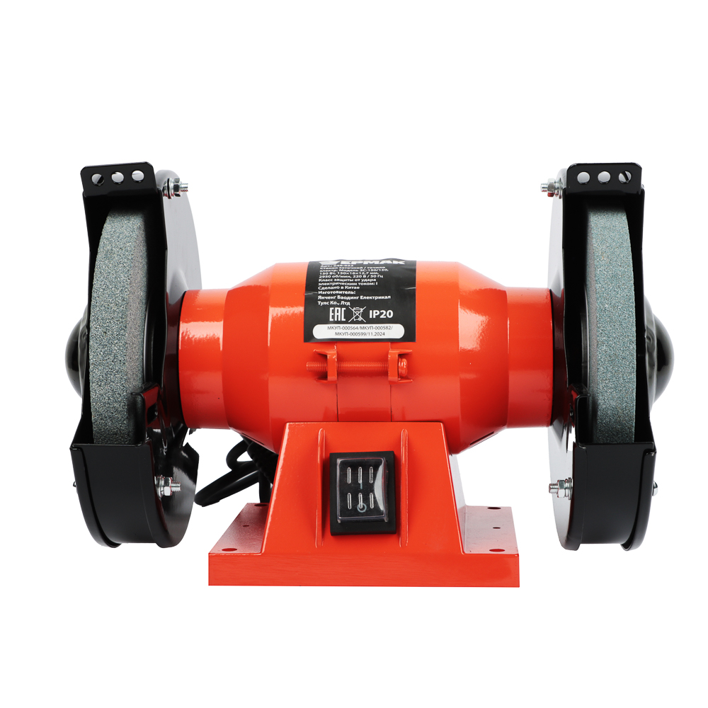 ЕРМАК Станок заточной/точило электр. ЗС-150/150, 150Вт, 150x16x12.7мм, 2950 об/мин, арт.№ 646-022