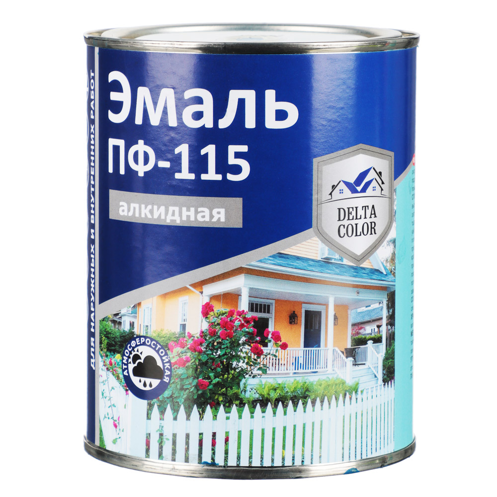 DELTA COLOR Эмаль ПФ-115 Зеленая, арт.№ 630-035