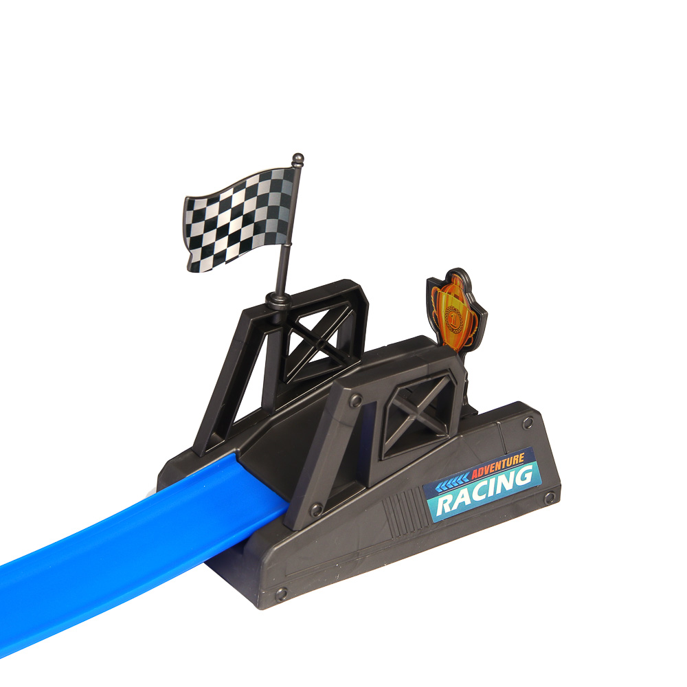 ИГРОЛЕНД Автотрек "Огненный прыжок", 1 машинка, РР, 42,5х6х27 см, арт.№ 276-171