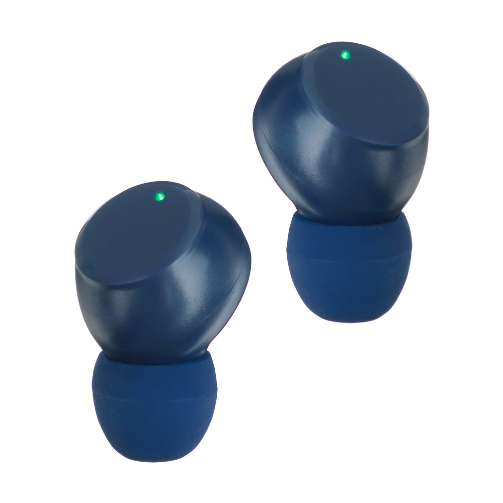 Наушники беспроводные TWS BY Wave, 30/200 mAh, BT:5.3, синий, арт.№ 410-280