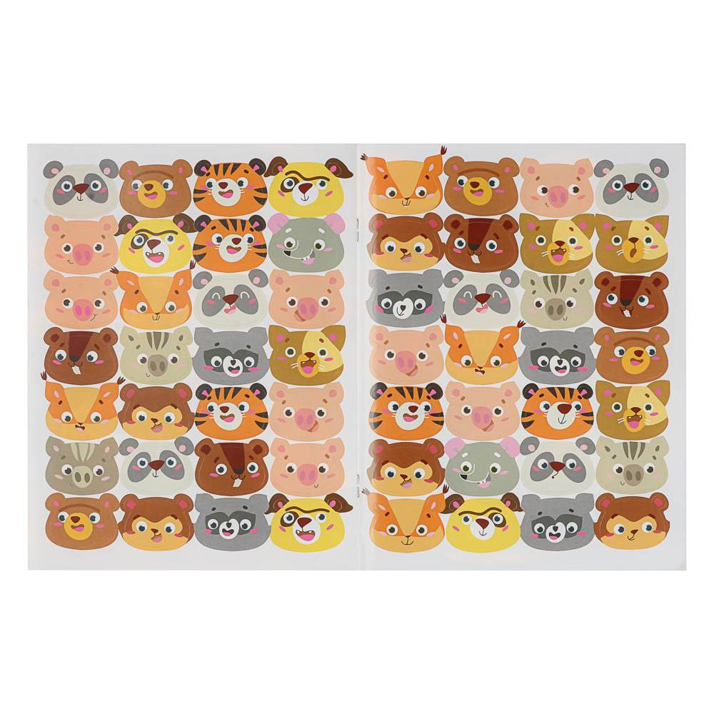 Книжка "Мои первые развивающие наклейки", 19,5х25,5 см, 8 стр., 5 дизайнов, арт.№ 290-400