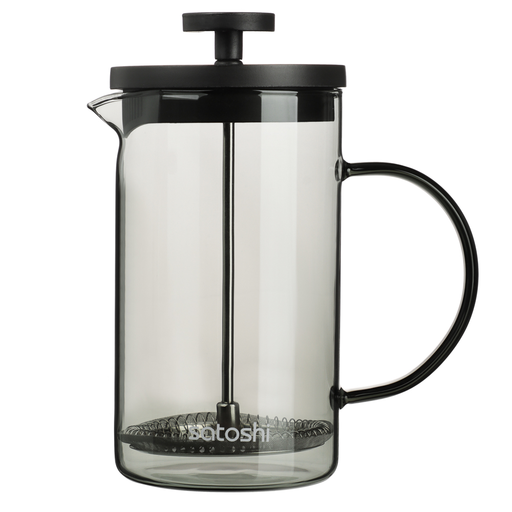 SATOSHI Графит Френч-пресс 600мл, жаропрочное стекло — купить в МПР SATOSHI Графит Френч-пресс 600мл, жаропрочное стекло, арт.№ 850-259