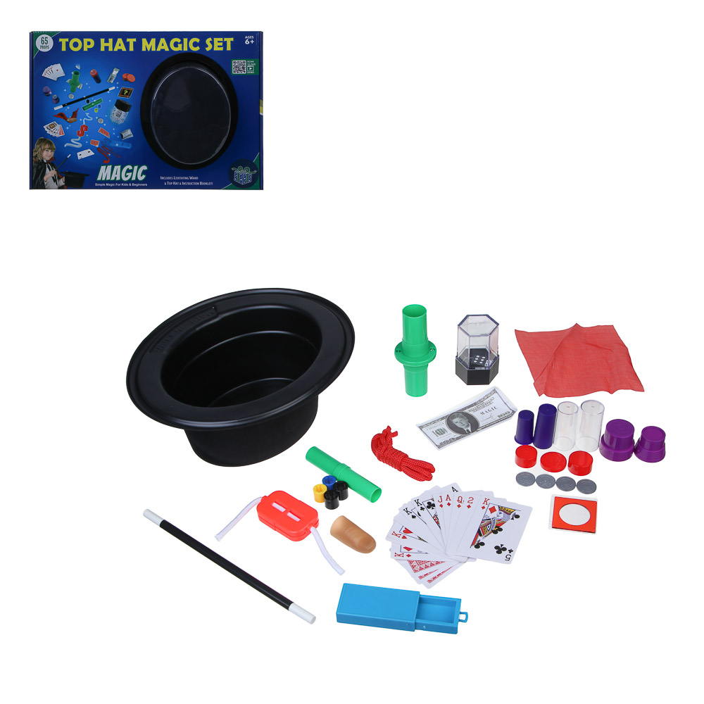 Игра настольная "Набор 16 фокусов", PP, бумага, 42х29х11см, арт.№ 897-108