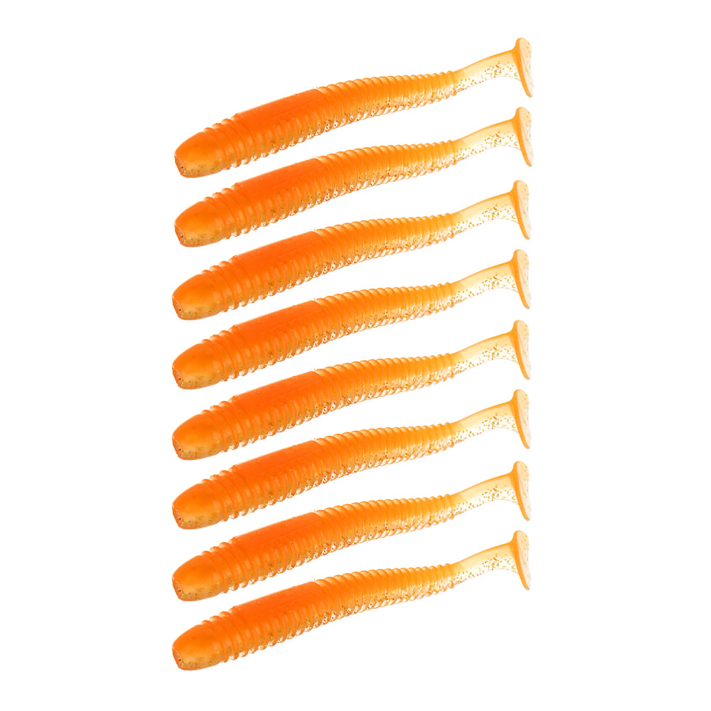 KAIDA Приманка силиконовая ТВИСТЕР 3,5", 9см, 4гр, HT006, 7шт, арт.№ 145-289