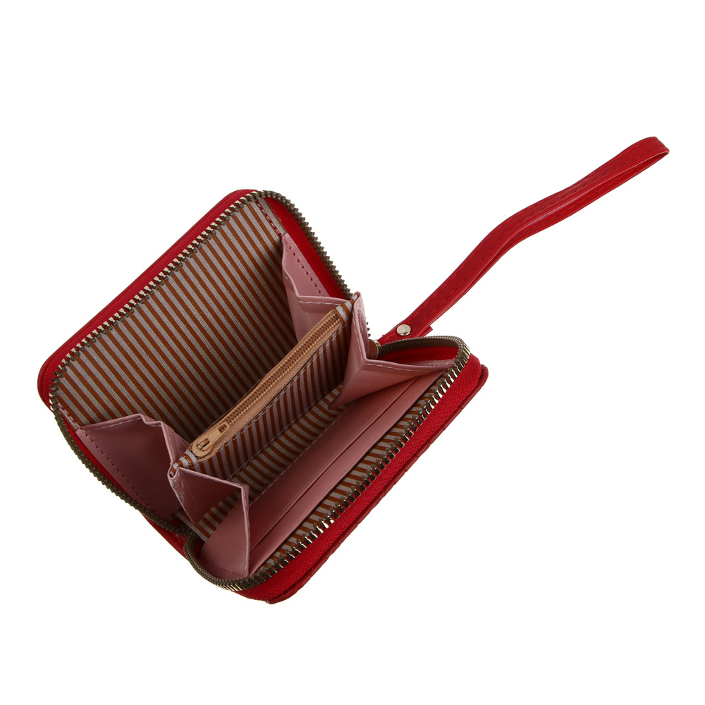 ЮL Кошелек женский мини для карт, купюр и монет на молнии, полиуретан, 11х8,5х2 см, 6 цветов, КЖ24-05, арт.№ 303-018