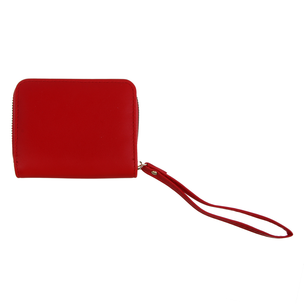 ЮL Кошелек женский мини для карт, купюр и монет на молнии, полиуретан, 11х8,5х2 см, 6 цветов, КЖ24-05, арт.№ 303-018