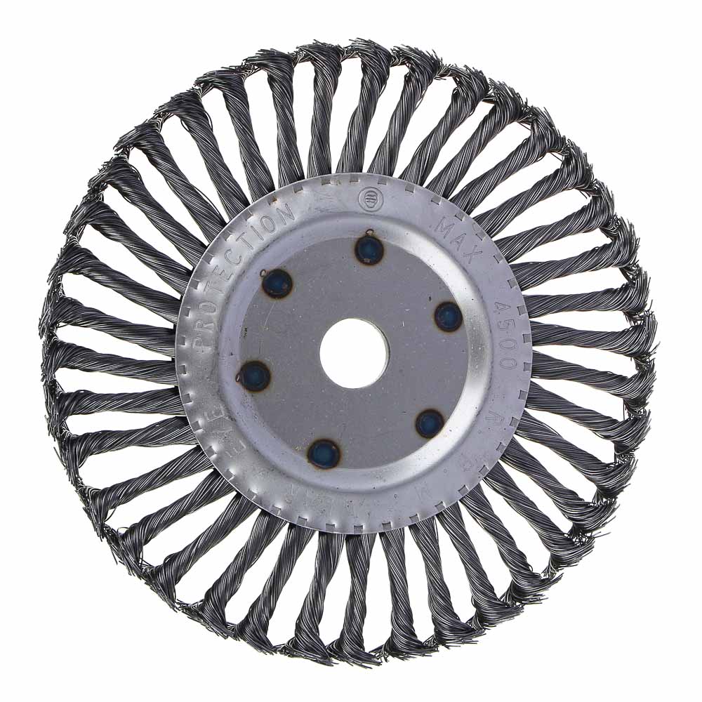 РОКОТ Щетка металл. для УШМ 200мм/22мм, крученая, дисковая, арт.№ 679-019