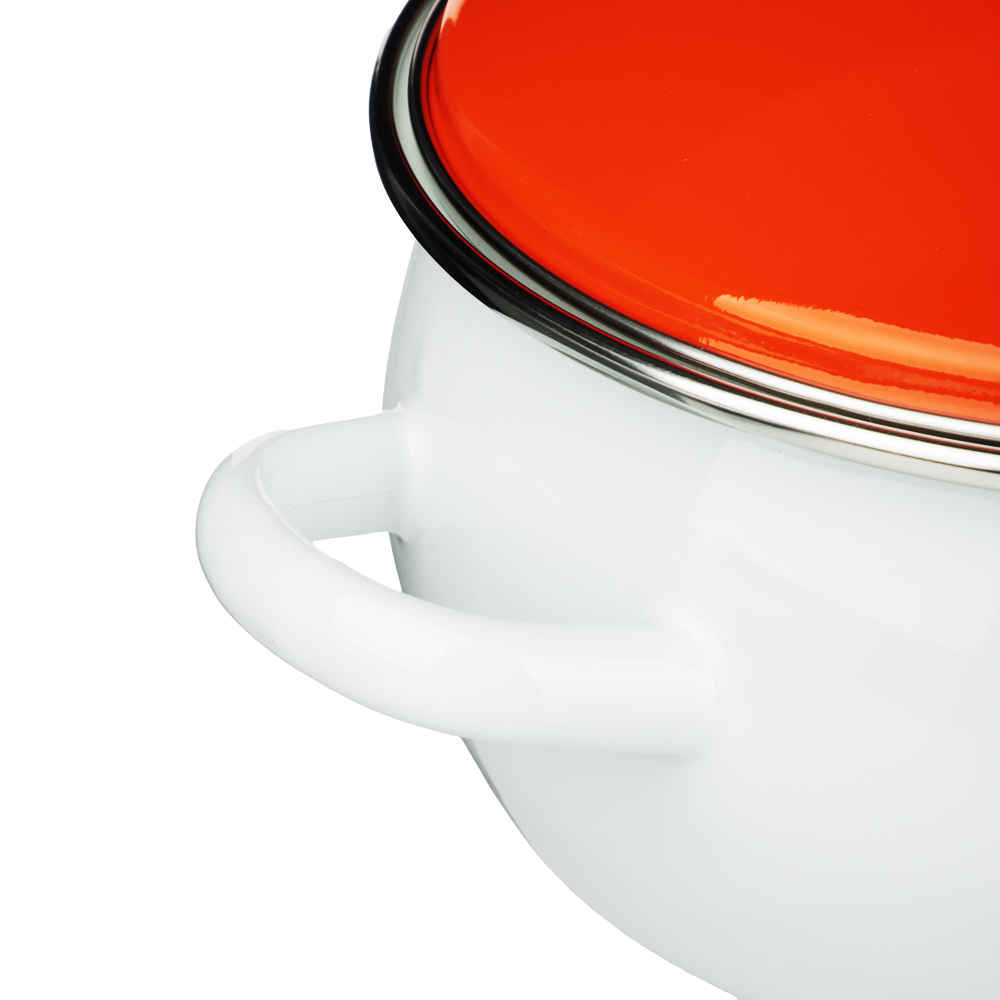 Овощи Кастрюля сферическая эмалированная 3л, арт.№ 894-535