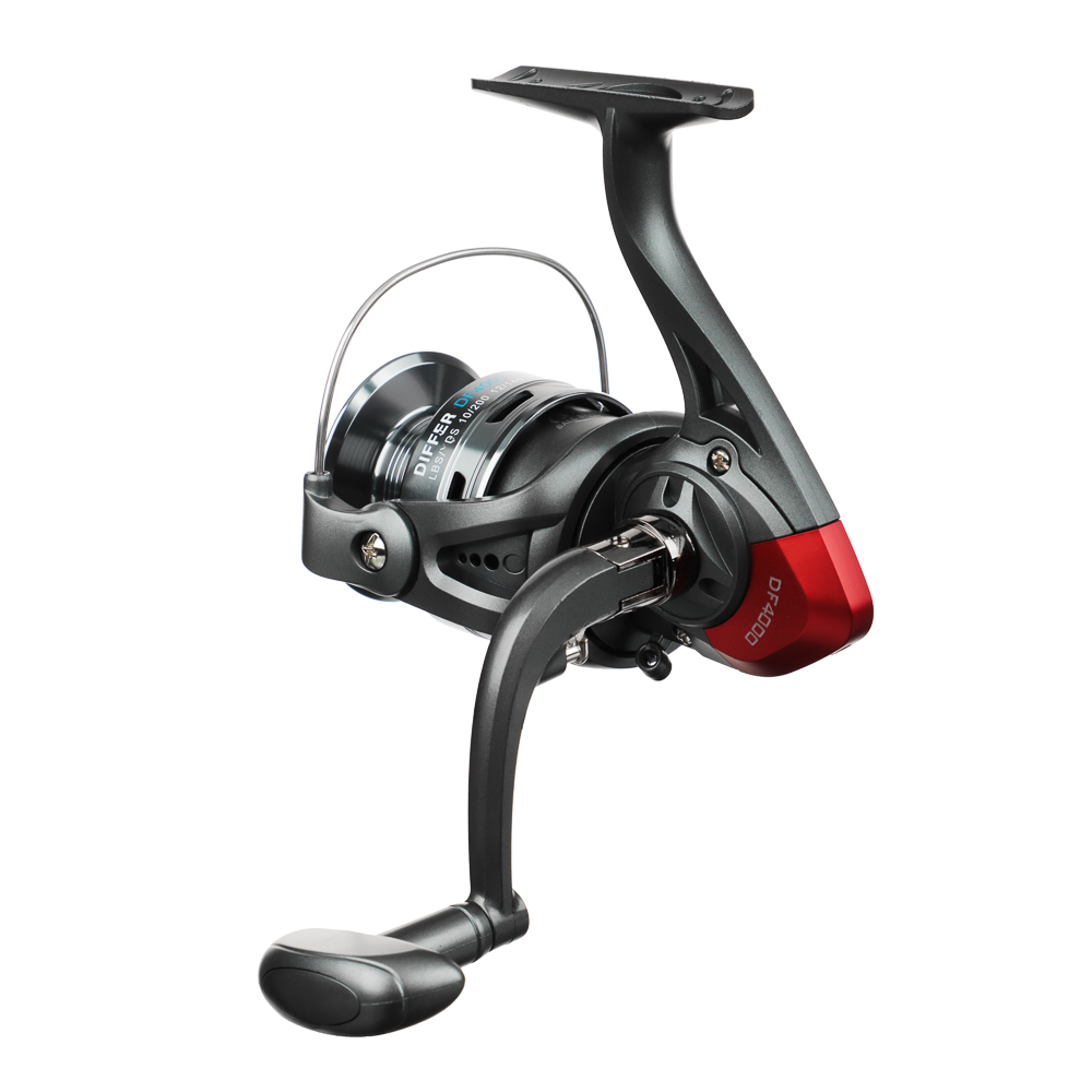 KAIDA Катушка Differ Red, 4000, 3+1, передний фрикцион, металл шпуля, доп. шпуля в компл., арт.№ 142-041