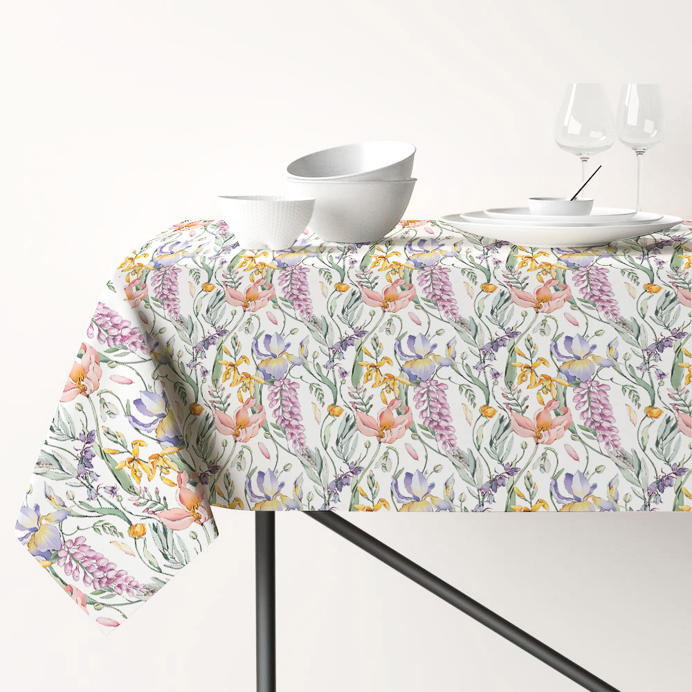 PROVANCE Ботаника Скатерть текстильная, 140х230см, 100% полиэстер, 2 дизайна, арт.№ 488-178