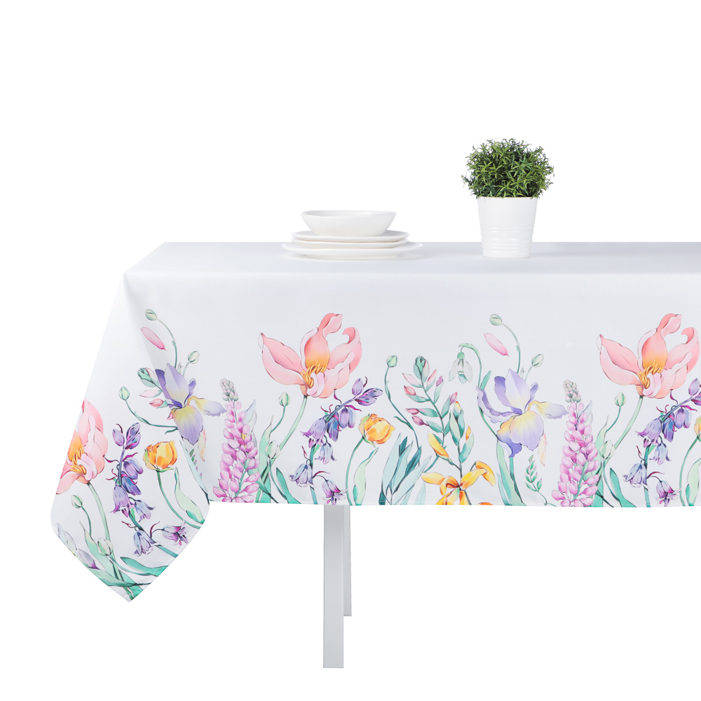 PROVANCE Ботаника Скатерть текстильная, 140х230см, 100% полиэстер, 2 дизайна, арт.№ 488-178
