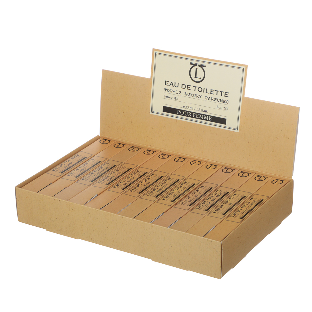 ЮНИLOOK Туалетная вода женская, 12 ароматов, 35 мл, арт.№ 313-265