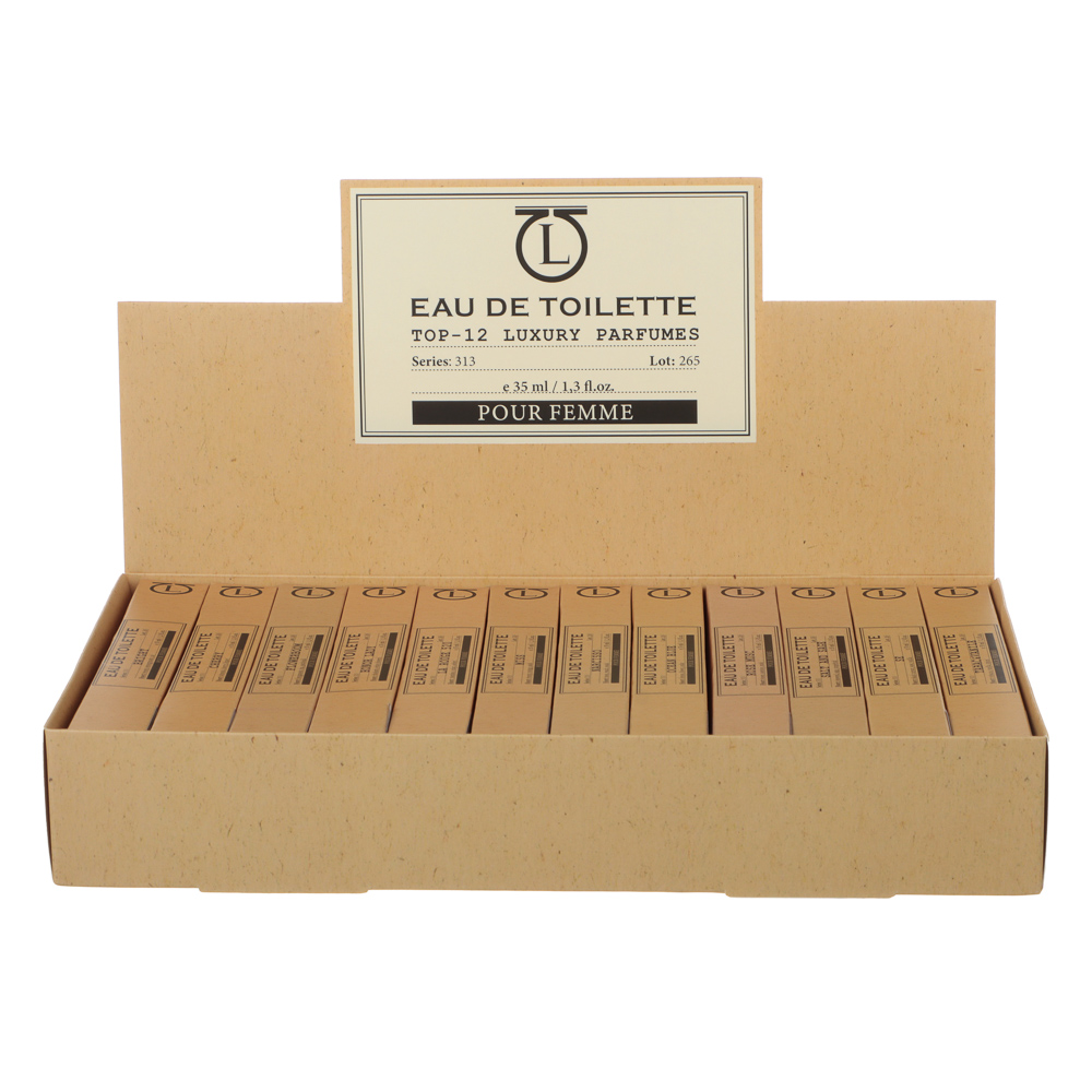 ЮНИLOOK Туалетная вода женская, 12 ароматов, 35 мл, арт.№ 313-265