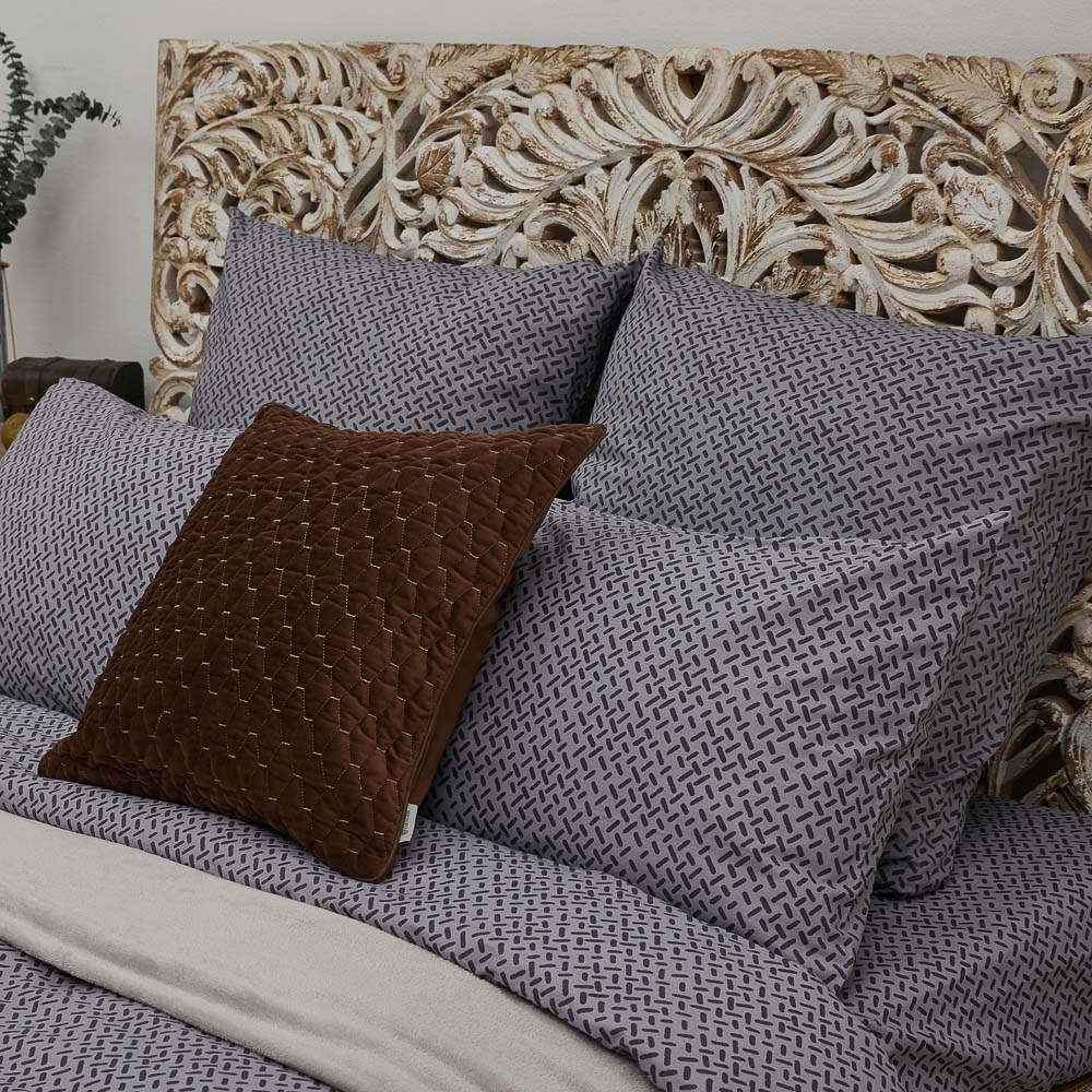 PROVANCE Простыня на резинке 160х200х20см, 100% хлопок, поплин, серый, арт.№ 432-130