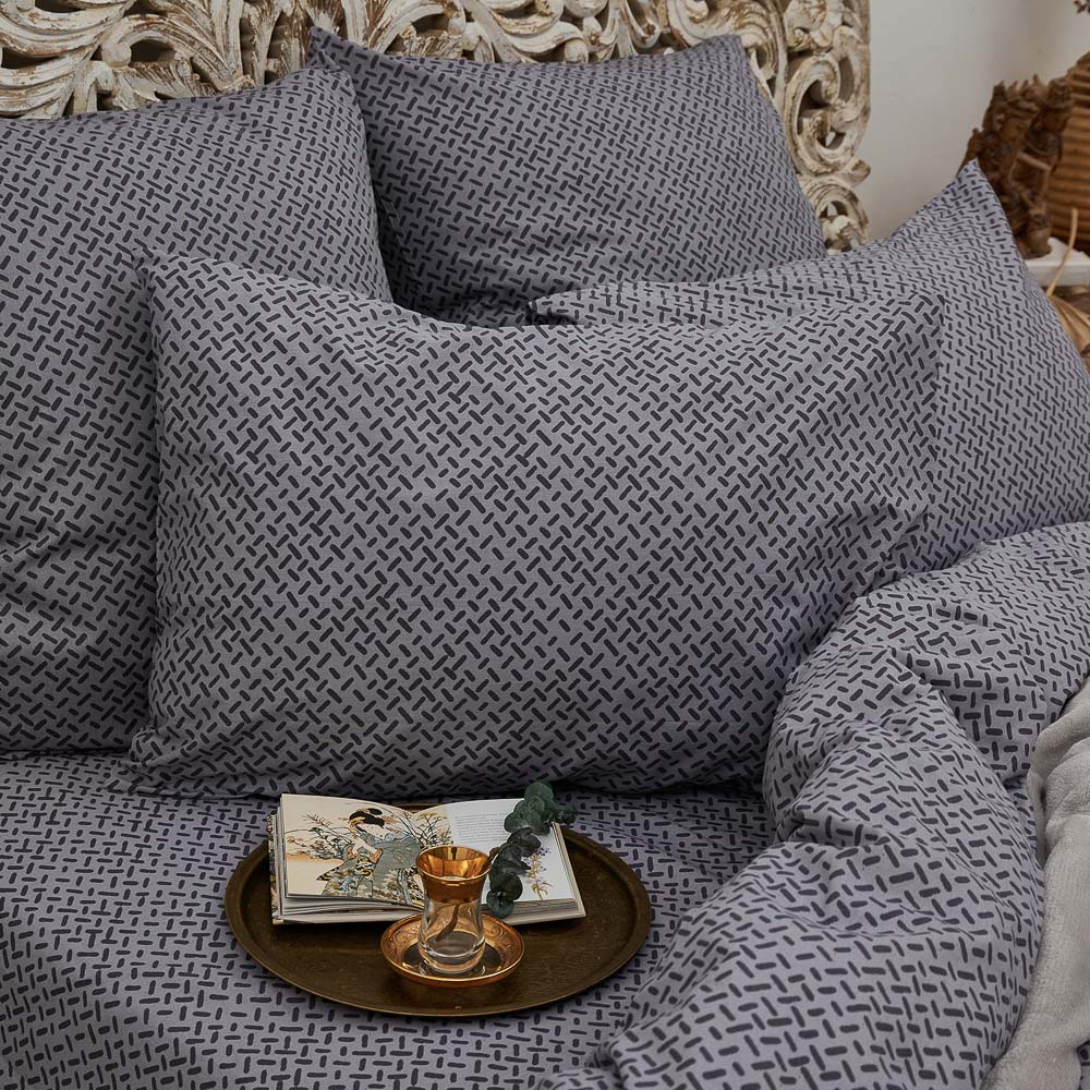 PROVANCE Простыня на резинке 160х200х20см, 100% хлопок, поплин, серый, арт.№ 432-130