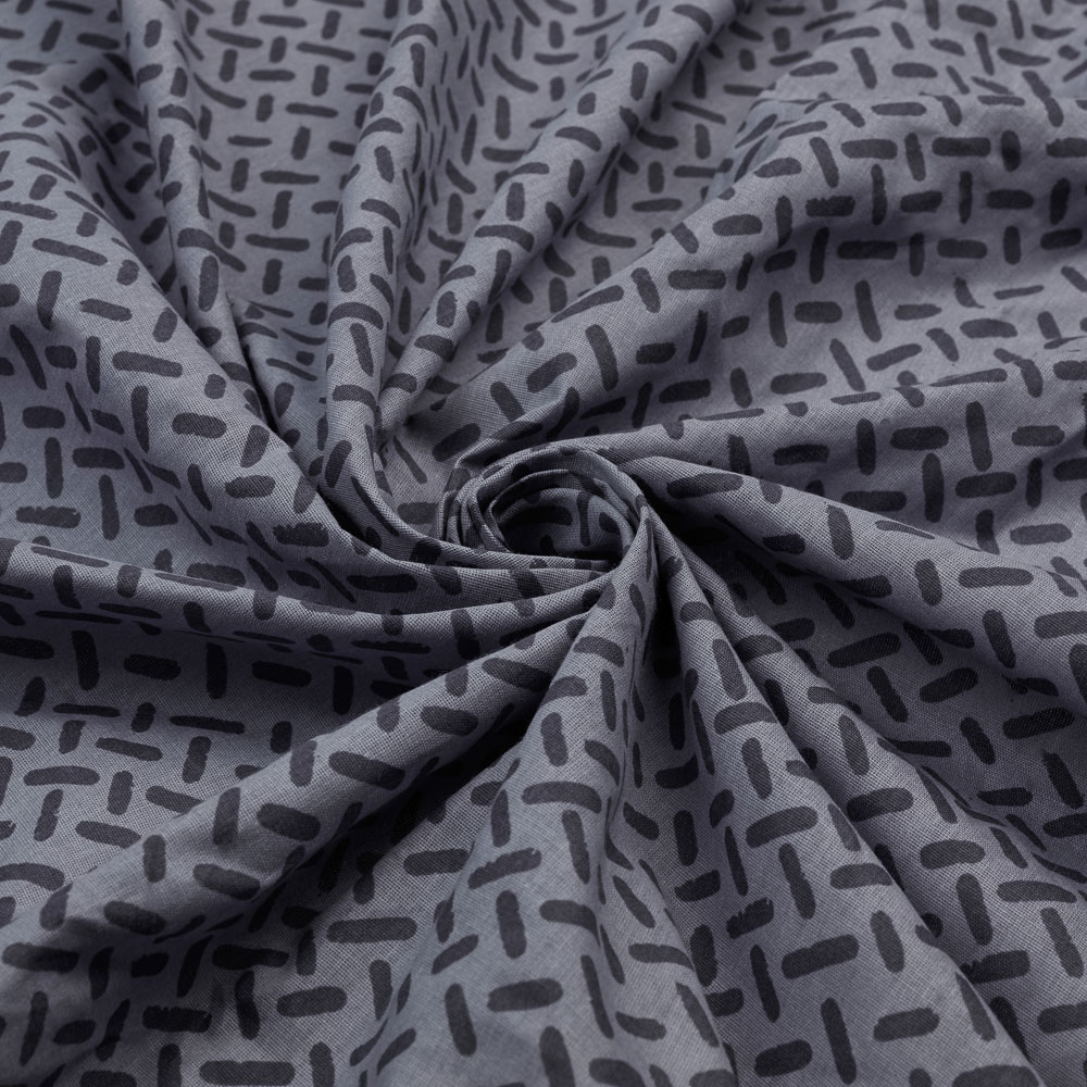 PROVANCE Простыня на резинке 160х200х20см, 100% хлопок, поплин, серый, арт.№ 432-130