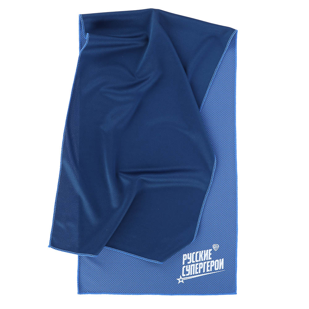 Полотенце спортивное тм BY Русские Супергерои 100х30 см, полиэстер, арт.№ 087-012