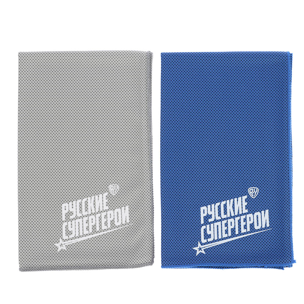 Полотенце спортивное тм BY Русские Супергерои 100х30 см, полиэстер, арт.№ 087-012