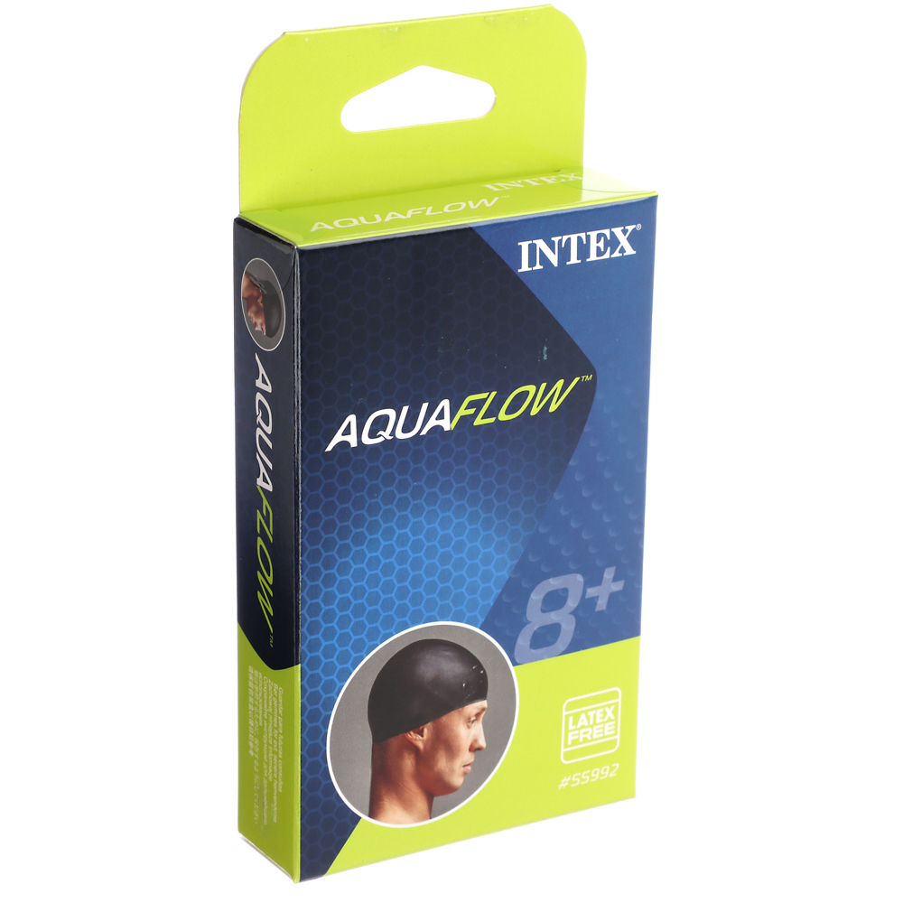 INTEX Шапочка для плавания силиконовая, от 8 лет, 3 цвета, 55992, арт.№ 043-005