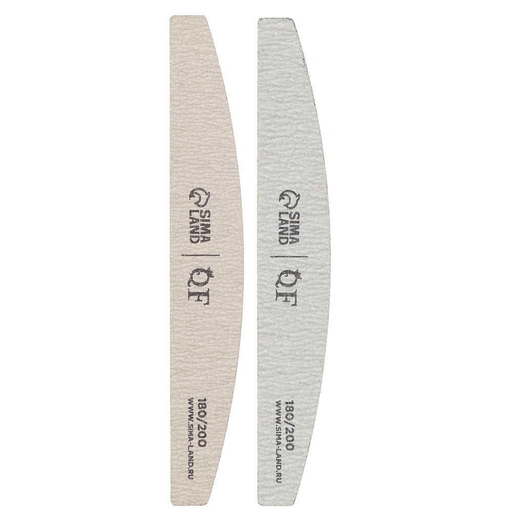 Пилка-наждак полуовал 18(±0,5)см абр 180/200 ТМ сер пакет, арт.№ 305-466