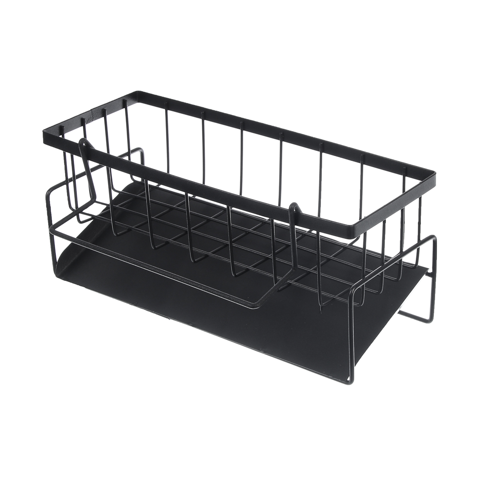 Держатель для губок и моющего ср-ва тм VETTA, слив-поддон, кронштейн д/салфетки, 23х9х10см, металл, арт.№ 441-285