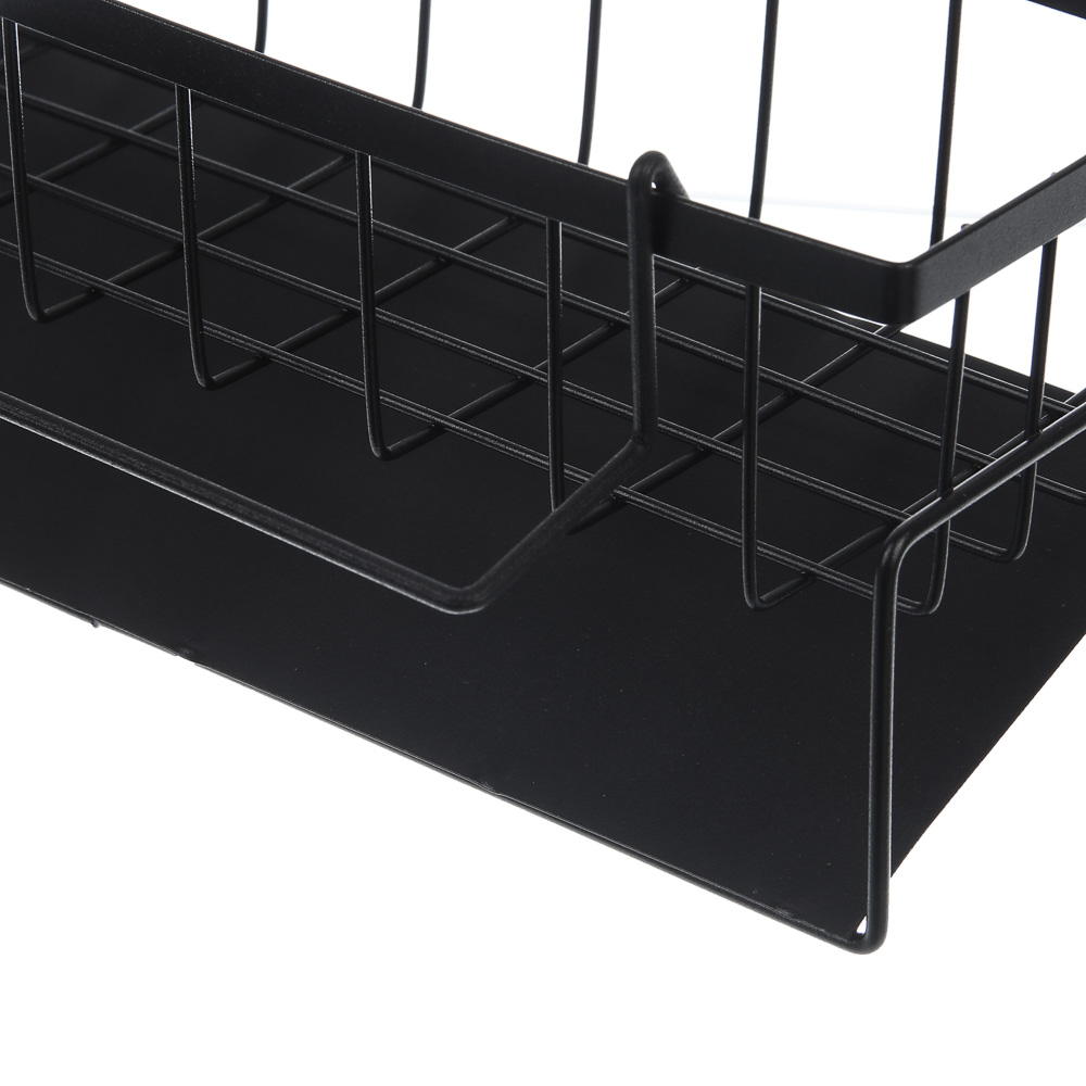 Держатель для губок и моющего ср-ва тм VETTA, слив-поддон, кронштейн д/салфетки, 23х9х10см, металл, арт.№ 441-285