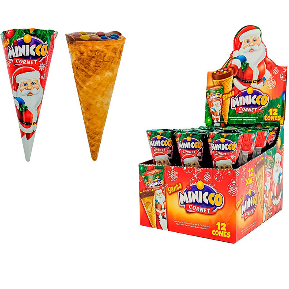 Изделие из десертной пасты в рожке "MINICCO cornet", 25г, арт.№ 347-541