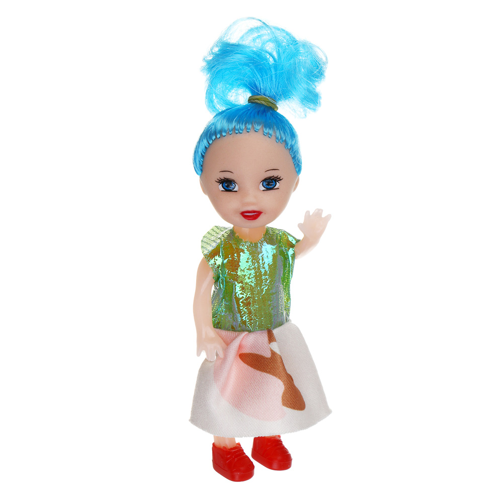 ИГРОЛЕНД Кукла с очками, PVC, PP, ABS, 10,5х4х14 см, 2 диз., арт.№ 267-992