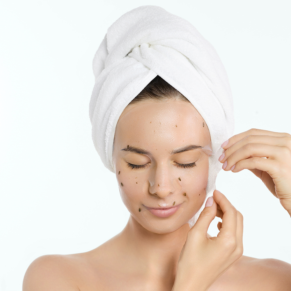 ЮНИLOOK Маска для лица гидрогелевая с лепестками лаванды, 28 гр, арт.№ 022-161