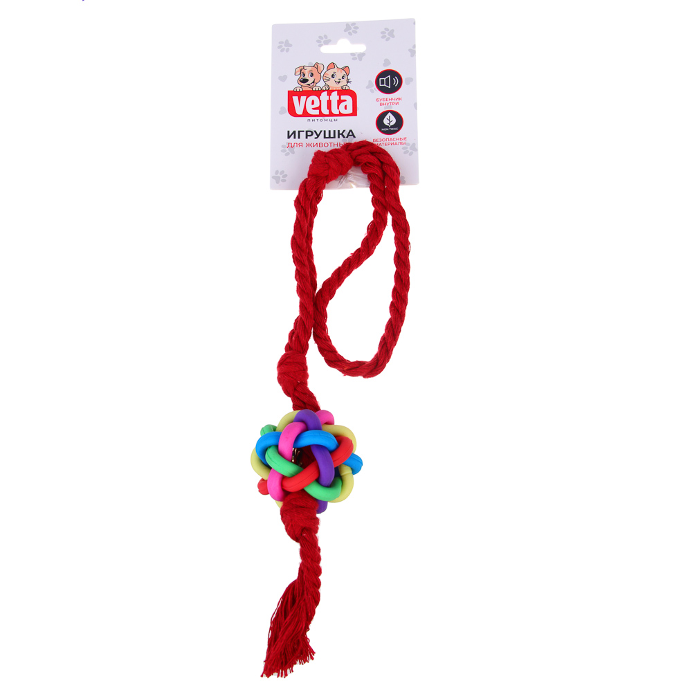 VETTA Игрушка для домашних животных, хлопок, ТПР, 43 см, арт.№ 273-254