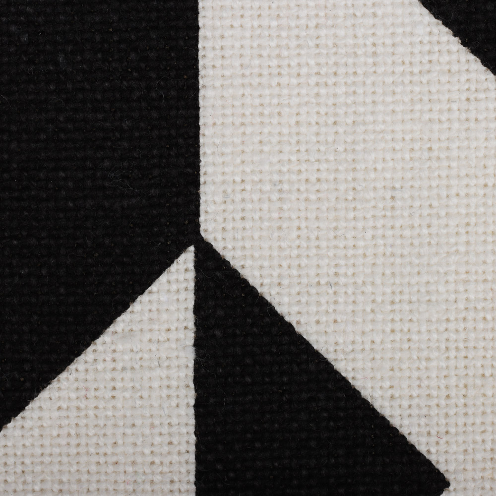 ВСЁГАЗИН Чехол для подушки 50х50см, хлопок, черно-белый, арт.№ 497-048