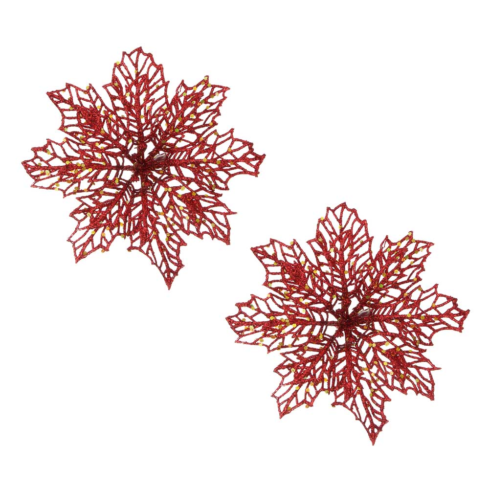 СНОУ БУМ Цветы на прищепке 13x13 см 2 шт, арт.1, арт.№ 397-374