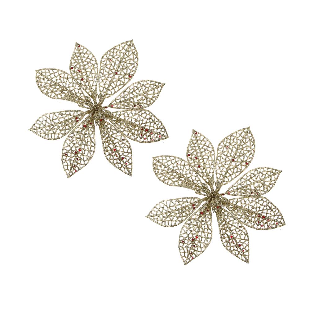 СНОУ БУМ Цветы на прищепке 13x13см 2 шт, арт.№ 397-375