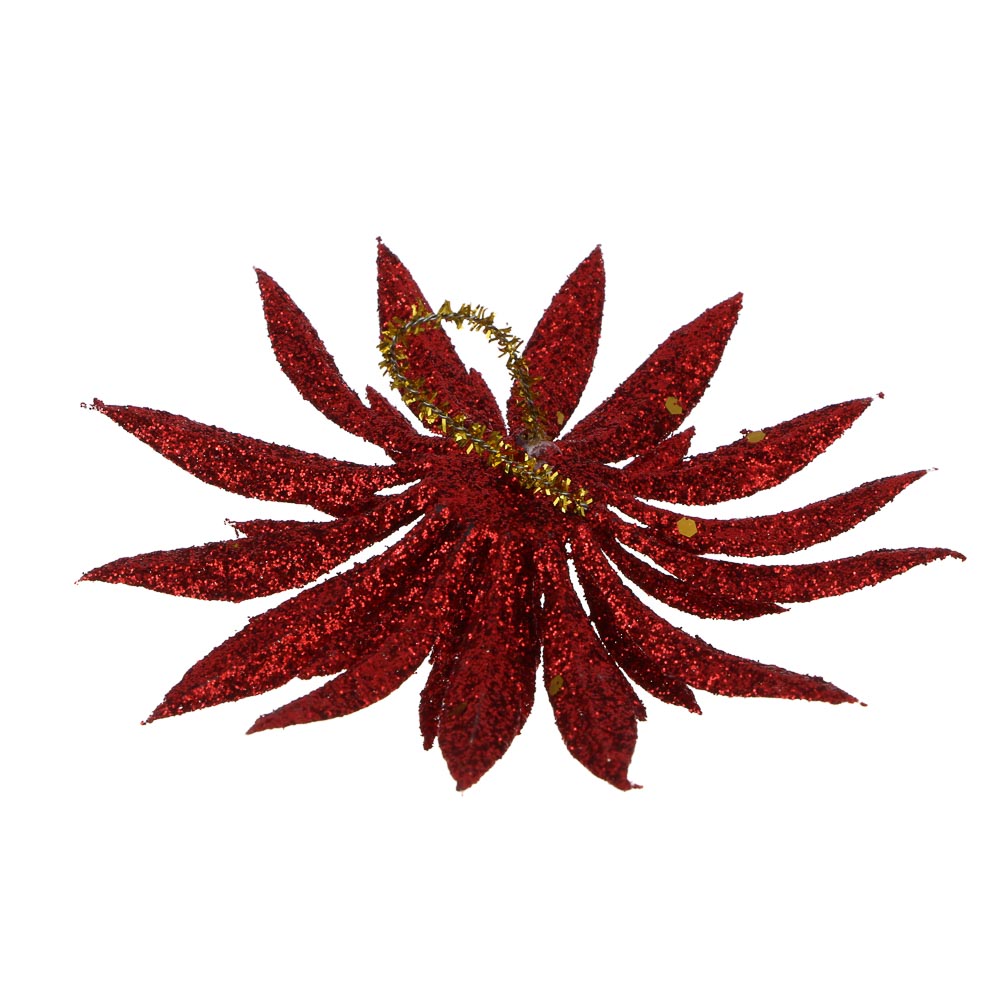 СНОУ БУМ Цветы на проволоке 9,5x9,5см 3 шт, арт.№ 397-376