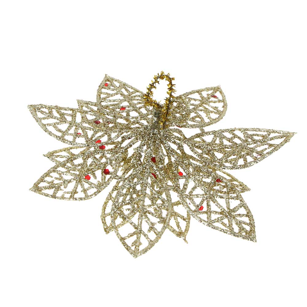 СНОУ БУМ Цветы на проволоке 10x10 см 3шт, арт.№ 397-377