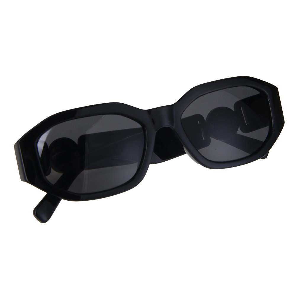 РЫЖИЙ Очки солнцезащитные, пластик, металл, 142x37мм, черные, арт.№ 304-514