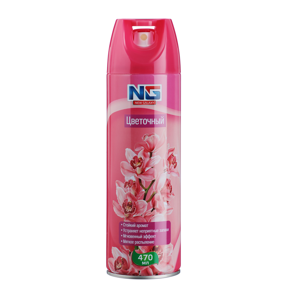 NEW GALAXY Освежитель воздуха д/дома 470мл,цветочный, арт.№ 778-210